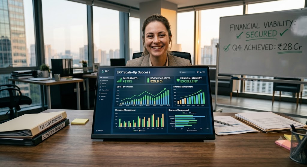 Founder confident and happy with unified ERP financial control