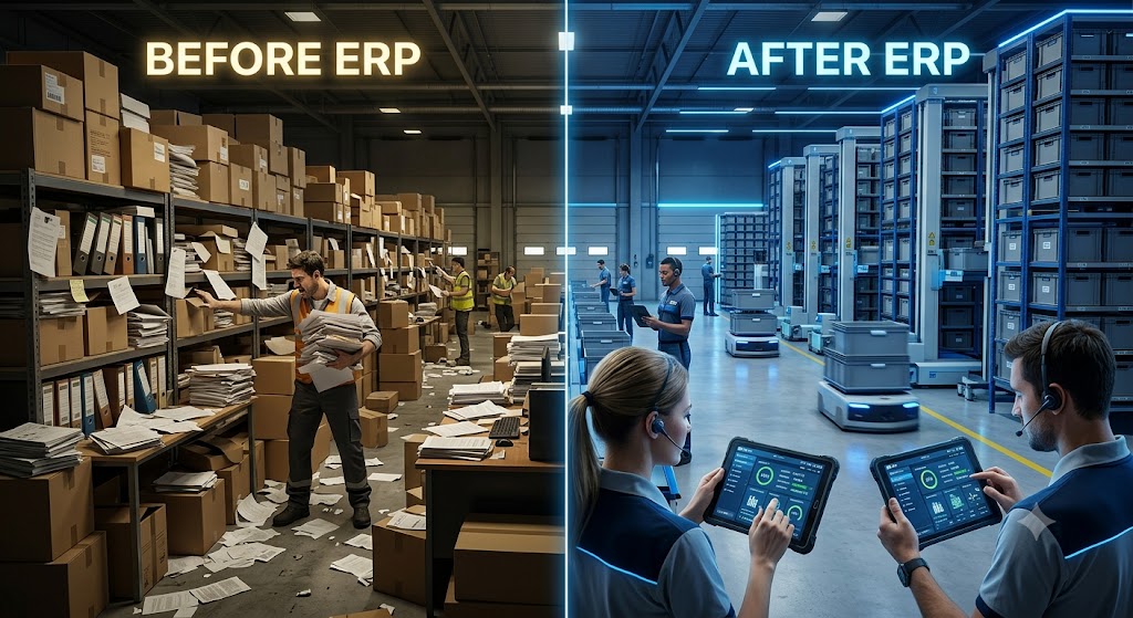 Before vs After ERP Sales Transformation