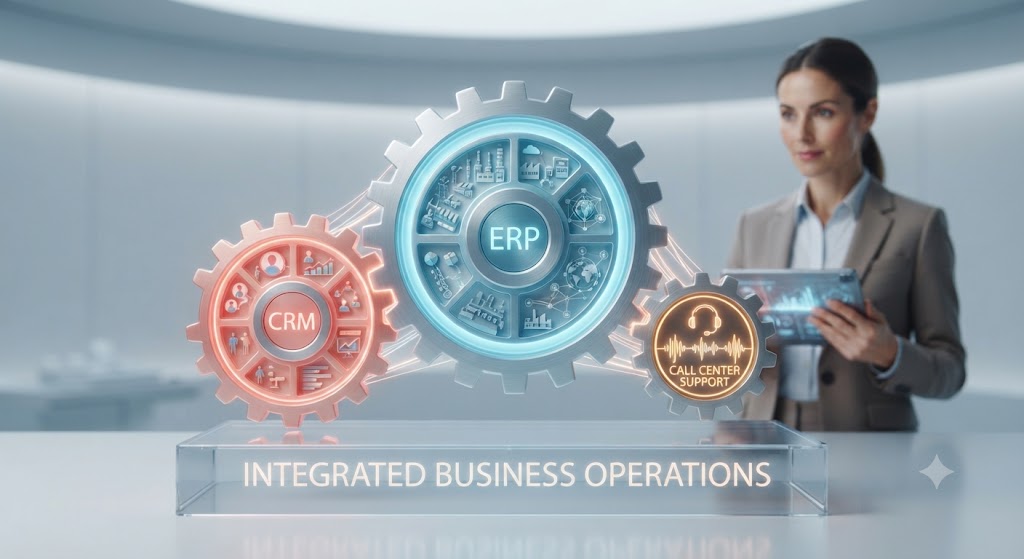ERP, CRM & Call Center Support